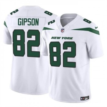 Men's New York Jets #82 Xavier Gipson 2023 F.U.S.E. White Vapor Untouchable Limited Stitched Jersey Men's New York Jets #82 Xavier Gipson 2023 F.U.S.E. White Vapor Untouchable Limited Stitched Jersey