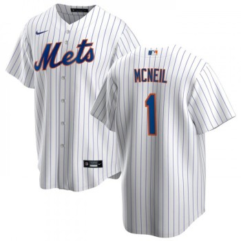 Men's New York Mets #1 Jeff McNeil White Cool Base Stitched Jersey Men's New York Mets #1 Jeff McNeil White Cool Base Stitched Jersey