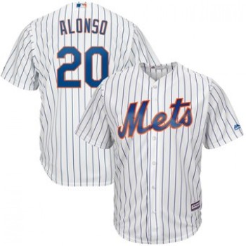 Men's New York Mets #20 Pete Alonso White 2019 Cool Base Stitched MLB Jersey Men's New York Mets #20 Pete Alonso White 2019 Cool Base Stitched MLB Jersey
