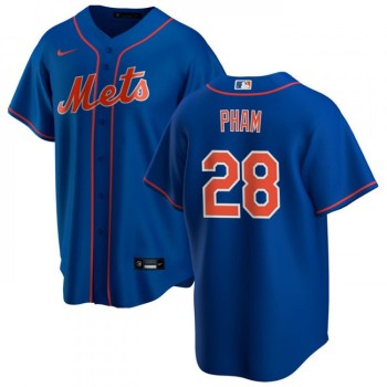 Men's New York Mets #28 Tommy Pham Royal Cool Base Stitched Jersey Men's New York Mets #28 Tommy Pham Royal Cool Base Stitched Jersey
