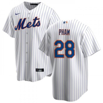 Men's New York Mets #28 Tommy Pham White Cool Base Stitched Jersey Men's New York Mets #28 Tommy Pham White Cool Base Stitched Jersey