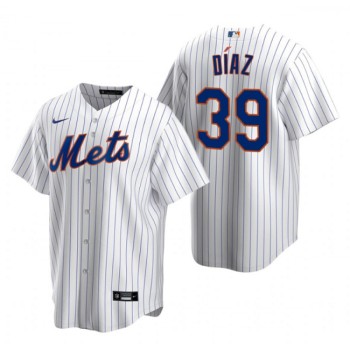 Men's New York Mets #39 Edwin Diaz White Cool Base Stitched Baseball Jersey Men's New York Mets #39 Edwin Diaz White Cool Base Stitched Baseball Jersey