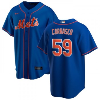 Men's New York Mets #59 Carlos Carrasco Royal Cool Base Stitched Jersey Men's New York Mets #59 Carlos Carrasco Royal Cool Base Stitched Jersey