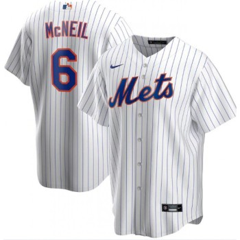 Men's New York Mets #6 Jeff McNeil White Cool Base Stitched Jersey Men's New York Mets #6 Jeff McNeil White Cool Base Stitched Jersey