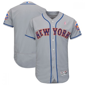 Men's New York Mets Gray 2018 Mother's Day Flexbase Stitched MLB Jersey Men's New York Mets Gray 2018 Mother's Day Flexbase Stitched MLB Jersey
