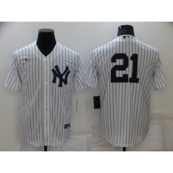 Men's New York Yankees #21 Paul O'Neill White Cool Base Stitched Baseball Jersey Men's New York Yankees #21 Paul O'Neill White Cool Base Stitched Baseball Jersey