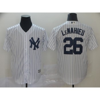 Men's New York Yankees #26 DJ LeMahieu White Cool Base Player Stitched MLB Jersey Men's New York Yankees #26 DJ LeMahieu White Cool Base Player Stitched MLB Jersey