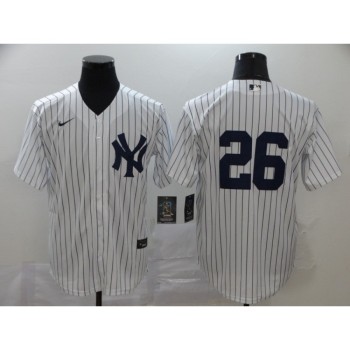 Men's New York Yankees #26 DJ LeMahieu White Cool Base Stitched MLB Jersey Men's New York Yankees #26 DJ LeMahieu White Cool Base Stitched MLB Jersey