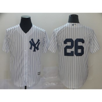 Men's New York Yankees #26 DJ LeMahieu White Cool Base Stitched MLB Jersey Men's New York Yankees #26 DJ LeMahieu White Cool Base Stitched MLB Jersey