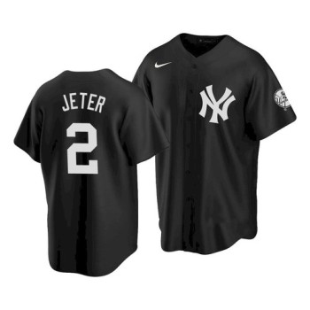 Men's New York Yankees #2 Derek Jeter 2021 Black Cool Base Stitched Baseball Jersey Men's New York Yankees #2 Derek Jeter 2021 Black Cool Base Stitched Baseball Jersey