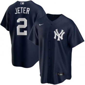 Men's New York Yankees #2 Derek Jeter Navy Cool Base Stitched Jersey Men's New York Yankees #2 Derek Jeter Navy Cool Base Stitched Jersey