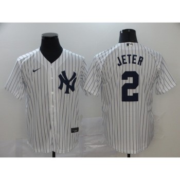 Men's New York Yankees #2 Derek Jeter White Cool Base Stitched MLB Jersey Men's New York Yankees #2 Derek Jeter White Cool Base Stitched MLB Jersey