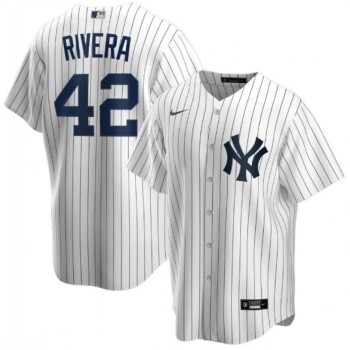 Men's New York Yankees #42 Mariano Rivera White Cool Base Stitched Baseball Jersey Men's New York Yankees #42 Mariano Rivera White Cool Base Stitched Baseball Jersey