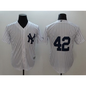 Men's New York Yankees #42 Mariano Rivera White Cool Base Stitched MLB Jersey Men's New York Yankees #42 Mariano Rivera White Cool Base Stitched MLB Jersey
