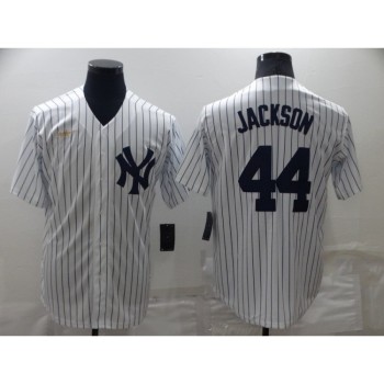 Men's New York Yankees #44 Reggie Jackson White Cool Base Stitched Baseball Jersey Men's New York Yankees #44 Reggie Jackson White Cool Base Stitched Baseball Jersey