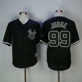 Men's New York Yankees #99 Aaron Judge Black Cool Base Stitched MLB Jersey Men's New York Yankees #99 Aaron Judge Black Cool Base Stitched MLB Jersey