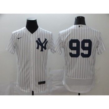 Men's New York Yankees #99 Aaron Judge White Flex Base Stitched MLB Jersey Men's New York Yankees #99 Aaron Judge White Flex Base Stitched MLB Jersey