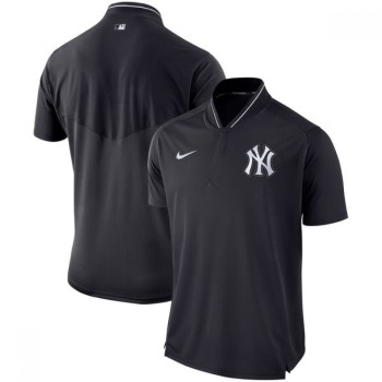 Men's New York Yankees Navy Authentic Collection Elite Performance Polo Men's New York Yankees Navy Authentic Collection Elite Performance Polo