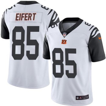 Men's Bengals #85 Tyler Eifert White Limited Rush Stitched NFL Jersey Men's Bengals #85 Tyler Eifert White Limited Rush Stitched NFL Jersey