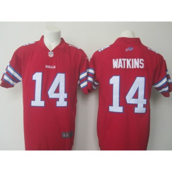 Men's Bills #14 Sammy Watkins Red Limited Rush Stitched NFL Jersey Men's Bills #14 Sammy Watkins Red Limited Rush Stitched NFL Jersey