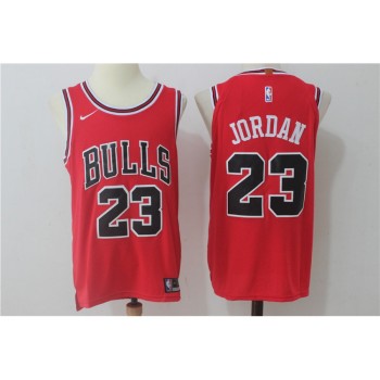Men's Chicago Bulls #23 Michael Jordan Red Stitched NBA Jersey Men's Chicago Bulls #23 Michael Jordan Red Stitched NBA Jersey