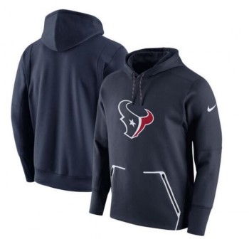 Men's Houston Texans Navy Champ Drive Vapor Speed Pullover Hoodie
