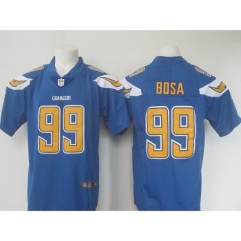 Men's Los Angeles Chargers #99 Joey Bosa Blue Limited Rush Stitched NFL Jersey Men's Los Angeles Chargers #99 Joey Bosa Blue Limited Rush Stitched NFL Jersey