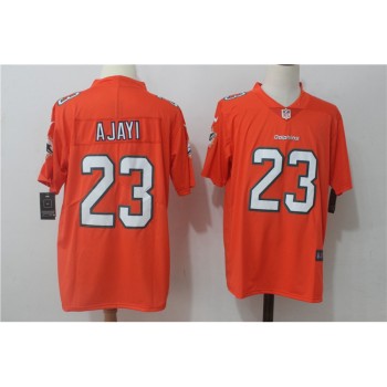 Men's Miami Dolphins #23 Jay Ajayi Orange Stitched NFL Vapor Untouchable Limited Jersey Men's Miami Dolphins #23 Jay Ajayi Orange Stitched NFL Vapor Untouchable Limited Jersey