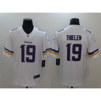 Men's Minnesota Vikings #19 Adam Thielen White Vapor Untouchable Limited Stitched NFL Jersey