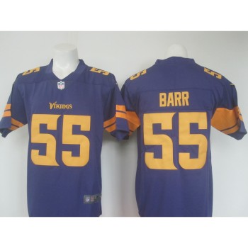 Men's Minnesota Vikings #55 Anthony Barr Purple Limited Rush Stitched NFL Jersey Men's Minnesota Vikings #55 Anthony Barr Purple Limited Rush Stitched NFL Jersey