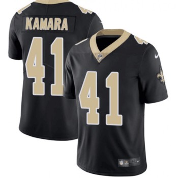 Men's New Orleans Saints #41 Alvin Kamara Black Vapor Untouchable Limited Stitched NFL Jersey