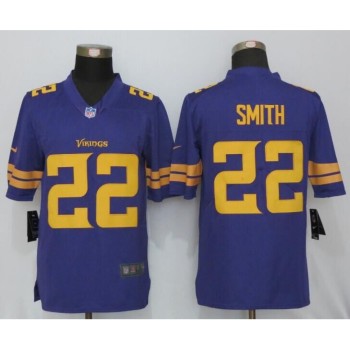 Men's Vikings #22 Harrison Smith Purple Limited Rush Stitched NFL Jersey Men's Vikings #22 Harrison Smith Purple Limited Rush Stitched NFL Jersey