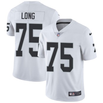 Men's Oakland Raiders #75 Howie Long White Stitched NFL Vapor Untouchable Limited Jersey Men's Oakland Raiders #75 Howie Long White Stitched NFL Vapor Untouchable Limited Jersey