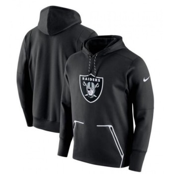 Men's Oakland Raiders Black Champ Drive Vapor Speed Pullover Hoodie Men's Oakland Raiders Black Champ Drive Vapor Speed Pullover Hoodie