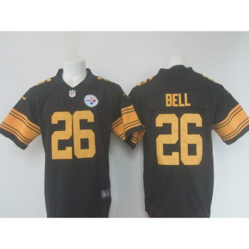 Men's Steelers #26 Le'Veon Bell Black Limited Rush Stitched NFL Jersey Men's Steelers #26 Le'Veon Bell Black Limited Rush Stitched NFL Jersey
