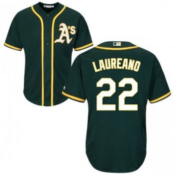 Men's Oakland Athletics #22 Ramon Laureano Green Stitched MLB Jersey Men's Oakland Athletics #22 Ramon Laureano Green Stitched MLB Jersey