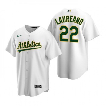 Men's Oakland Athletics #22 Ramon Laureano White Cool Base Stitched Jersey Men's Oakland Athletics #22 Ramon Laureano White Cool Base Stitched Jersey