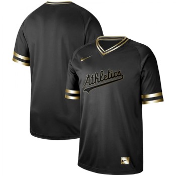 Men's Oakland Athletics Black Gold Stitched MLB Jersey Men's Oakland Athletics Black Gold Stitched MLB Jersey