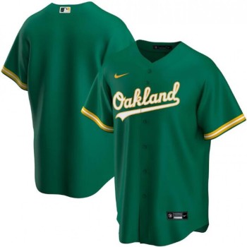Men's Oakland Athletics Blank 2020 Green Cool Base Stitched Jersey Men's Oakland Athletics Blank 2020 Green Cool Base Stitched Jersey