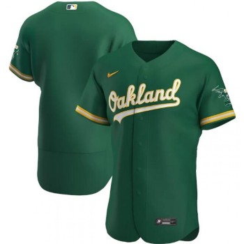 Men's Oakland Athletics Blank Green Flex Base Stitched Jersey Men's Oakland Athletics Blank Green Flex Base Stitched Jersey
