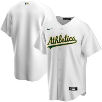 Men's Oakland Athletics Blank White Cool Base Stitched Jersey Men's Oakland Athletics Blank White Cool Base Stitched Jersey