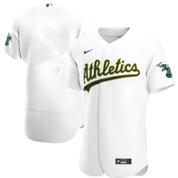 Men's Oakland Athletics Blank White Flex Base Stitched Jersey Men's Oakland Athletics Blank White Flex Base Stitched Jersey