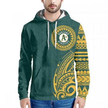 Men's Oakland Athletics Green Hoodie Men's Oakland Athletics Green Hoodie