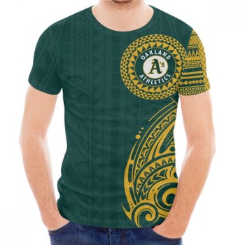 Men's Oakland Athletics Green T-Shirt Men's Oakland Athletics Green T-Shirt