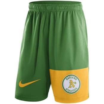 Men's Oakland Athletics Green Cooperstown Collection Dry Fly Shorts Men's Oakland Athletics Green Cooperstown Collection Dry Fly Shorts