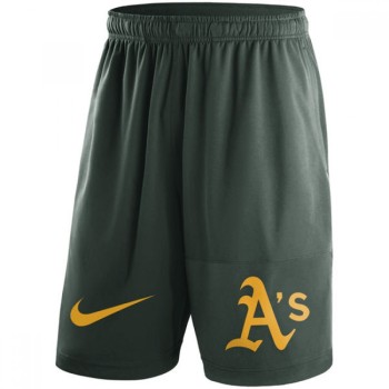 Men's Oakland Athletics Green Dry Fly Shorts Men's Oakland Athletics Green Dry Fly Shorts