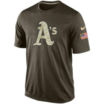 Men's Oakland Athletics Salute To Service Dri-FiT T-Shirt Men's Oakland Athletics Salute To Service Dri-FiT T-Shirt