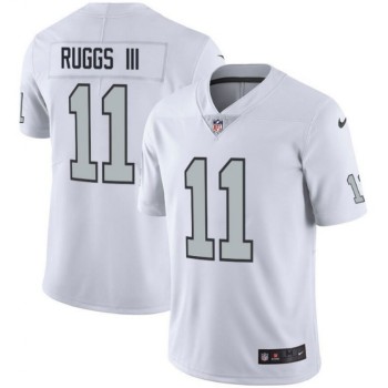Men's Oakland Raiders #11 Henry Ruggs III White Color Rush Limited Stitched Jersey Men's Oakland Raiders #11 Henry Ruggs III White Color Rush Limited Stitched Jersey