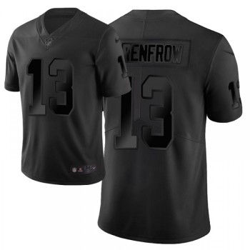 Men's Oakland Raiders #13 Hunter Renfrow Black Vapor City Edition Limited Stitched NFL Jersey Men's Oakland Raiders #13 Hunter Renfrow Black Vapor City Edition Limited Stitched NFL Jersey