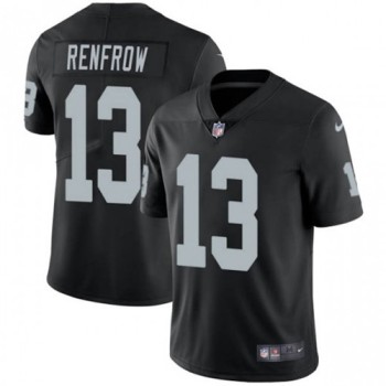 Men's Oakland Raiders #13 Hunter Renfrow Black Vapor Untouchable Limited Stitched NFL Jersey Men's Oakland Raiders #13 Hunter Renfrow Black Vapor Untouchable Limited Stitched NFL Jersey